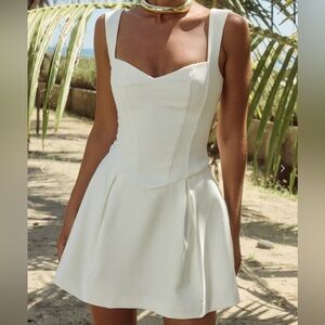 BETHANI MINI DRESS - WHITE